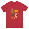 Love Third Grade Happy Fall Thanksgiving Youth Shirt | siriusteestore