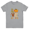 Love Third Grade Happy Fall Thanksgiving Youth Shirt | siriusteestore