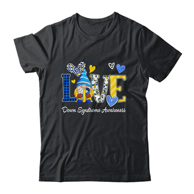 Love World Down Syndrome Day Awareness Leopard Gnome Ribbon Shirt & Hoodie | siriusteestore