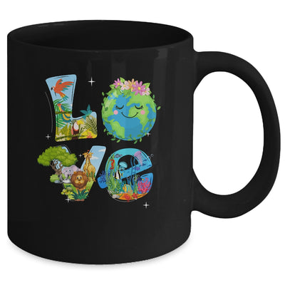 Love World Earth Day Planet Environmental Animal Mug | siriusteestore