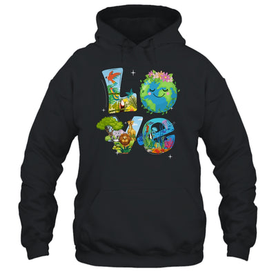 Love World Earth Day Planet Environmental Animal Shirt & Hoodie | siriusteestore