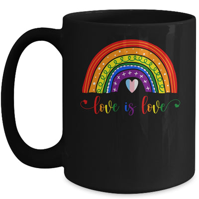 Love with rainbow flag for LGBT pride month Mug | siriusteestore