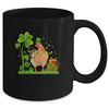 Lucky Chicken Shamrock Saint Patricks Day Irish Farmer Mug | siriusteestore