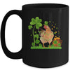 Lucky Chicken Shamrock Saint Patricks Day Irish Farmer Mug | siriusteestore