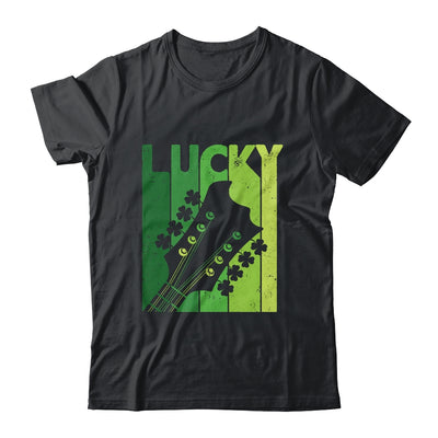 Lucky Irish Shamrock Guitar Guitarist St Patricks Day Shirt & Hoodie | siriusteestore