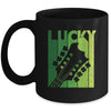 Lucky Irish Shamrock Guitar Guitarist St Patricks Day Mug | siriusteestore