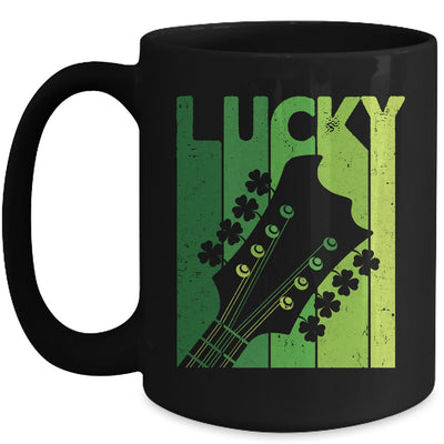 Lucky Irish Shamrock Guitar Guitarist St Patricks Day Mug | siriusteestore