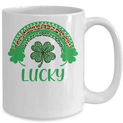 Lucky St Patrick's Day Leopard For Women Mug | siriusteestore