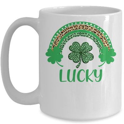 Lucky St Patrick's Day Leopard For Women Mug | siriusteestore