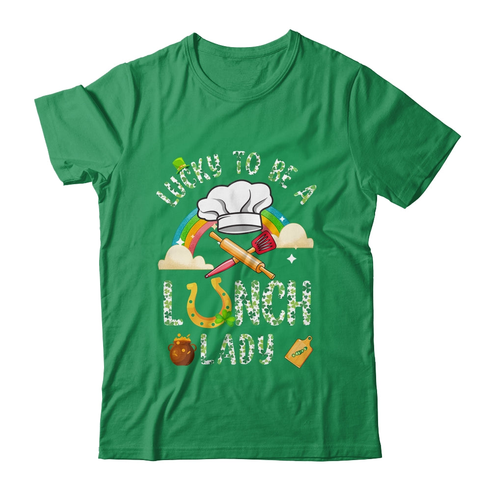 Lucky To Be A Lunch Lady St Patricks Day Shirt & Hoodie | siriusteestore