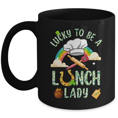 Lucky To Be A Lunch Lady St Patricks Day Mug | siriusteestore