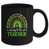 Lucky To Be A Teacher Rainbow Teacher St Patricks Day Mug | siriusteestore