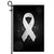 Lung Cancer Awareness Flag White Ribbon | siriusteestore