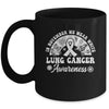 Lung Cancer Awareness In November We Wear White Groovy Mug | siriusteestore
