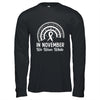 Lung Cancer Awareness In November We Wear White Rainbow Shirt & Hoodie | siriusteestore