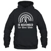Lung Cancer Awareness In November We Wear White Rainbow Shirt & Hoodie | siriusteestore