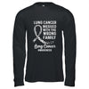 Lung Cancer Awareness Messed With The Wrong Family Support Shirt & Hoodie | siriusteestore