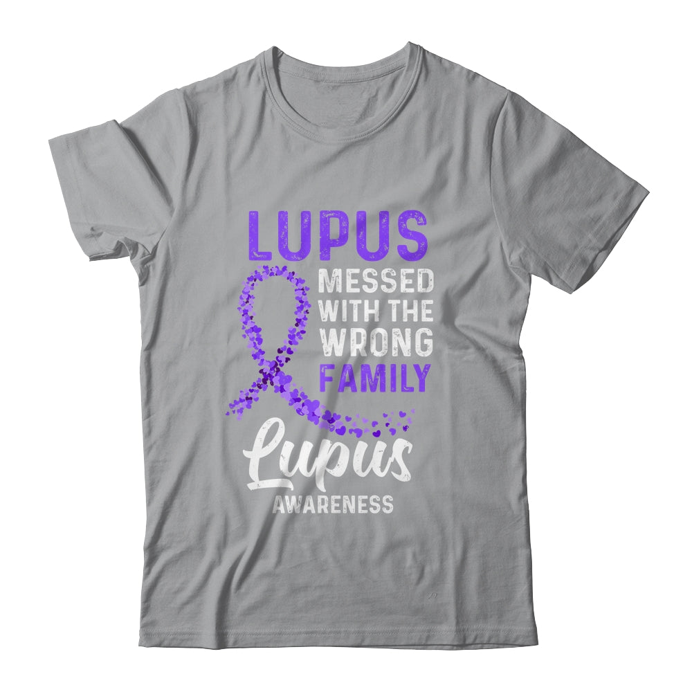 Lupus Awareness Messed With The Wrong Family Support Shirt & Hoodie | siriusteestore
