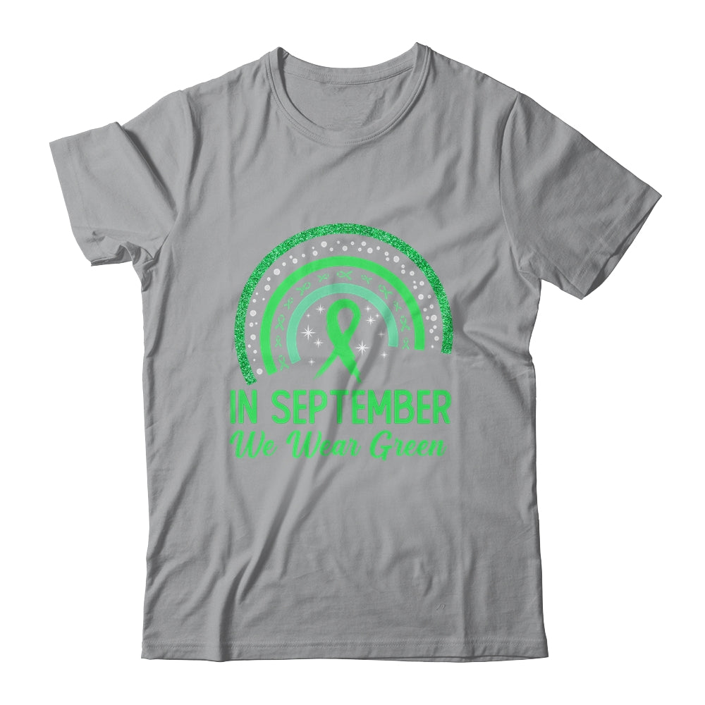 Lymphoma Awareness In September We Wear Green Rainbow Shirt & Hoodie | siriusteestore