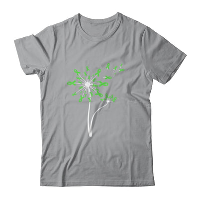 Lymphoma Liver Cirrhosis Awareness Dandelion Green Ribbon Shirt & Tank Top | siriusteestore