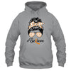 MS Leukemia Awareness Messy Bun Warrior Believe Orange Shirt & Tank Top | siriusteestore