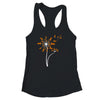 MS Leukemia Kidney Awareness Dandelion Orange Ribbon Shirt & Tank Top | siriusteestore