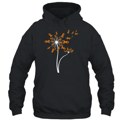 MS Leukemia Kidney Awareness Dandelion Orange Ribbon Shirt & Tank Top | siriusteestore