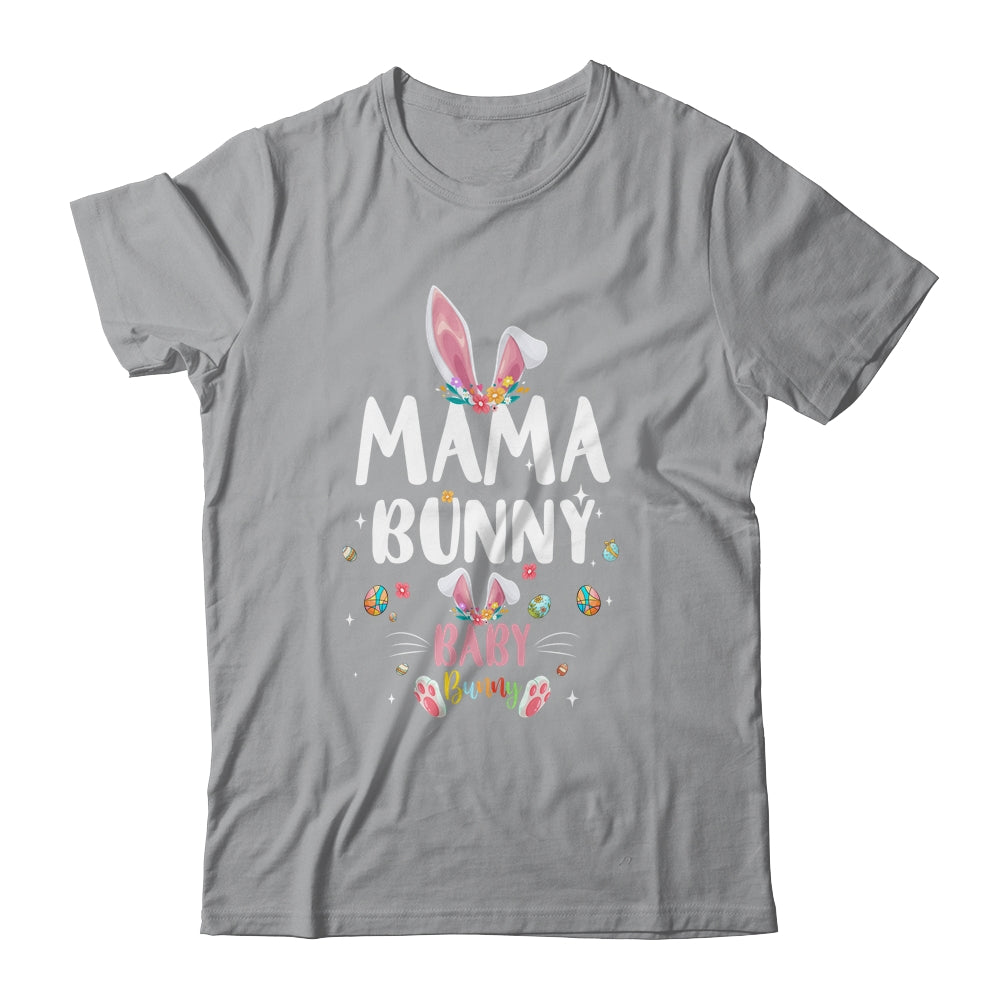 Mama Bunny Baby Bunny Easter Pregnancy Announcement Shirt & Tank Top | siriusteestore