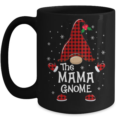 Mama Gnome Buffalo Plaid Matching Christmas Pajama Gift Mug | siriusteestore