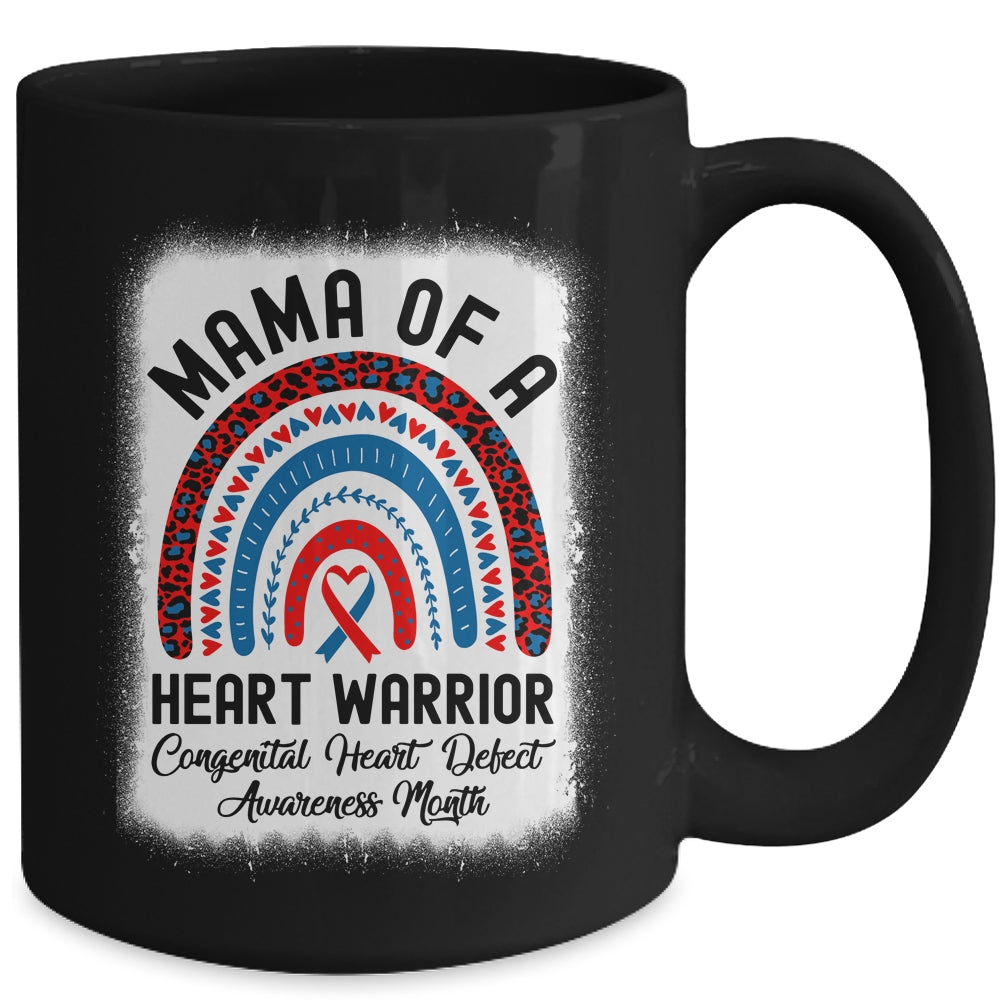 Mama Of A Warrior CHD Congenital Heart Defect Awareness Month Mug | siriusteestore