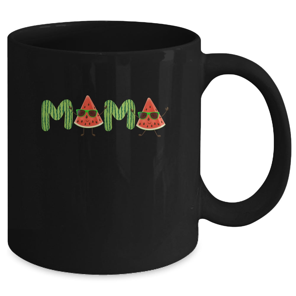 Mama Watermelon Funny Summer Fruit Mom Mother's Day Mug | siriusteestore