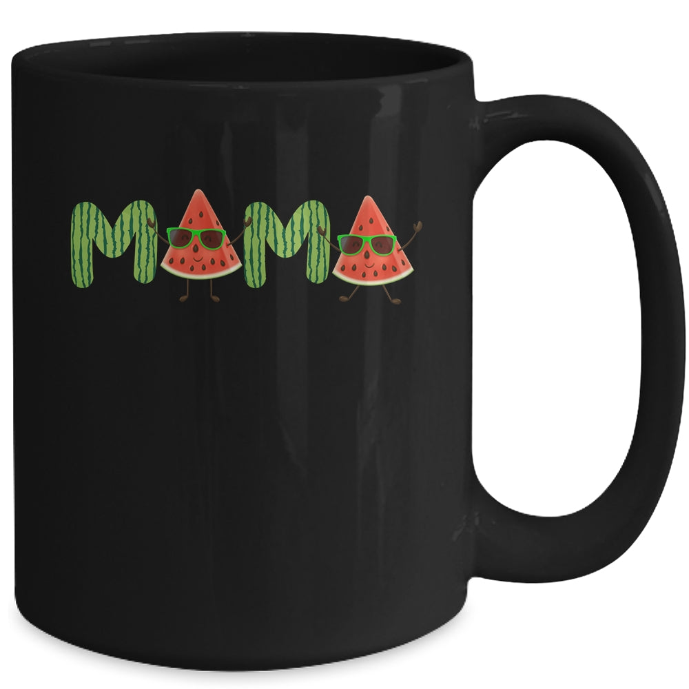 Mama Watermelon Funny Summer Fruit Mom Mother's Day Mug | siriusteestore