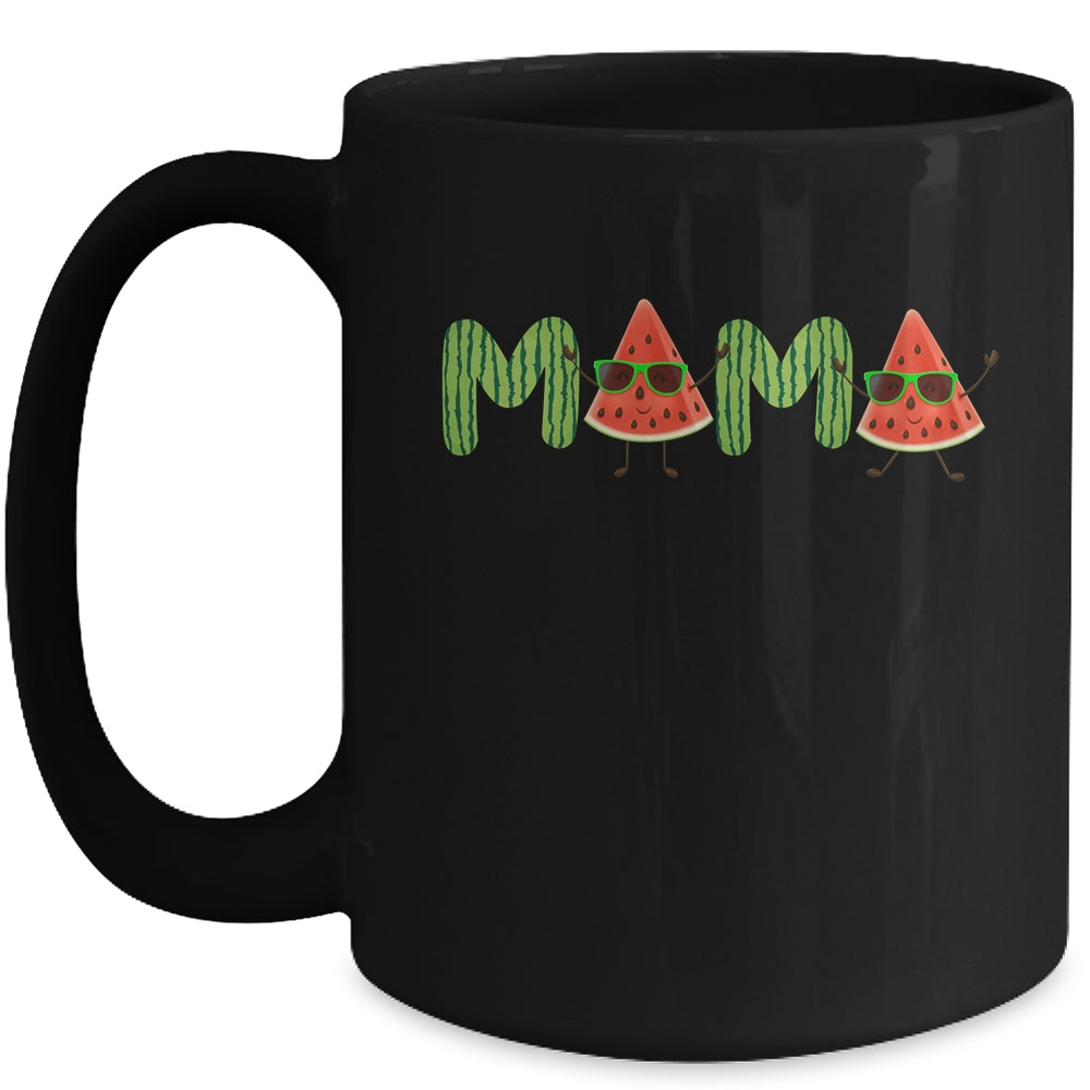 Mama Watermelon Funny Summer Fruit Mom Mother's Day Mug | siriusteestore