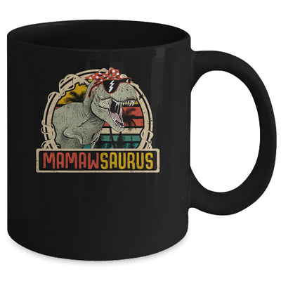 Mamawsaurus T Rex Dinosaur Mamaw Saurus Family Matching Mug | siriusteestore