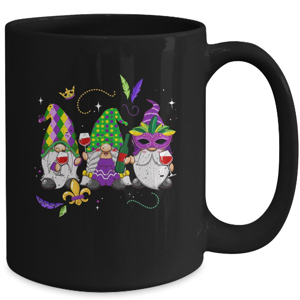 Mardi Gras Gnomes Funny Outfit Gnomies Squad Girl Women Mug | siriusteestore
