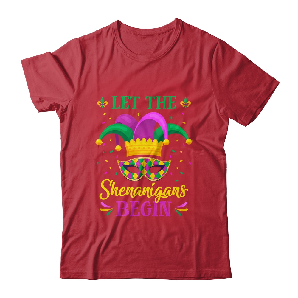 Mardi Gras Let The Shenanigans Begin Shirt & Tank Top | siriusteestore