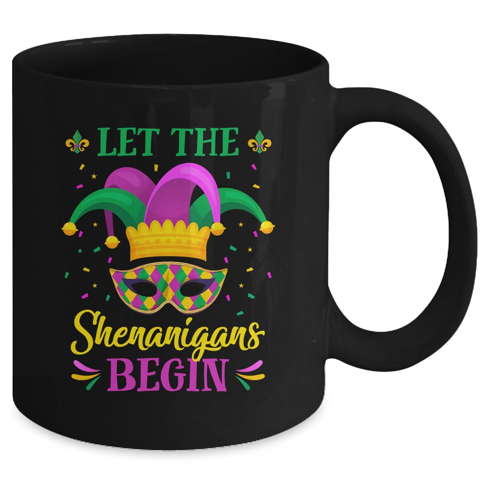 Mardi Gras Let The Shenanigans Begin Mug | siriusteestore