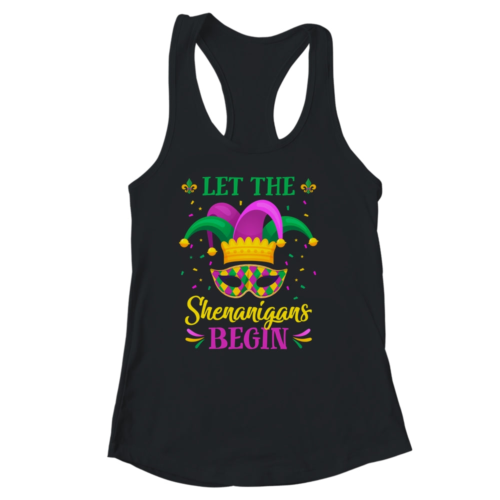 Mardi Gras Let The Shenanigans Begin Shirt & Tank Top | siriusteestore