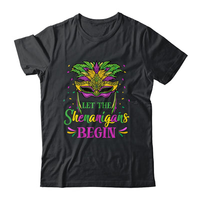 Mardi Gras Mask Costume Let The Shenanigans Begin Womens Shirt & Tank Top | siriusteestore
