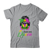 Mardi Gras Queen Carnival Costume Messy Bun Shirt & Tank Top | siriusteestore