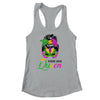 Mardi Gras Queen Carnival Costume Messy Bun Shirt & Tank Top | siriusteestore