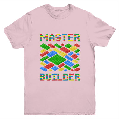 Master Builder Funny Building Blocks For Boys Men Youth Shirt | siriusteestore