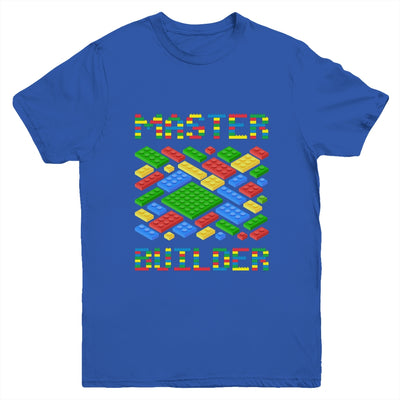 Master Builder Funny Building Blocks For Boys Men Youth Shirt | siriusteestore
