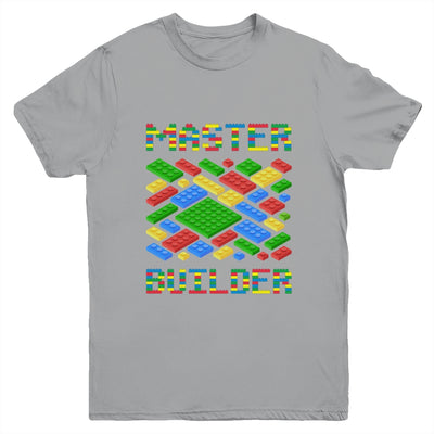 Master Builder Funny Building Blocks For Boys Men Youth Shirt | siriusteestore
