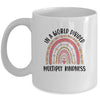 Math Teacher In A World Divided Multiply Kindness Rainbow Mug | siriusteestore