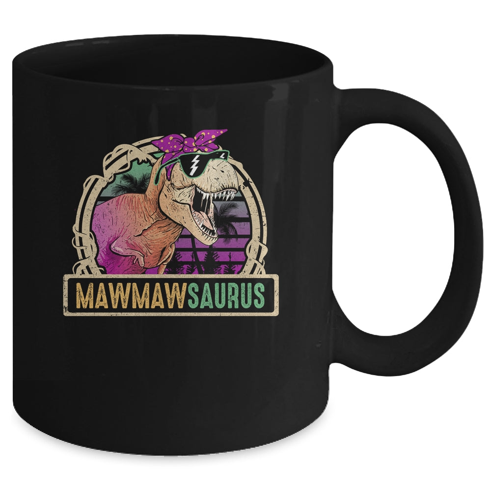 Mawmaw Saurus Mawmawsaurus T Rex Dinosaur Family Matching Mug | siriusteestore
