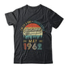May 1962 Vintage 60 Years Old Retro 60th Birthday Shirt & Hoodie | siriusteestore