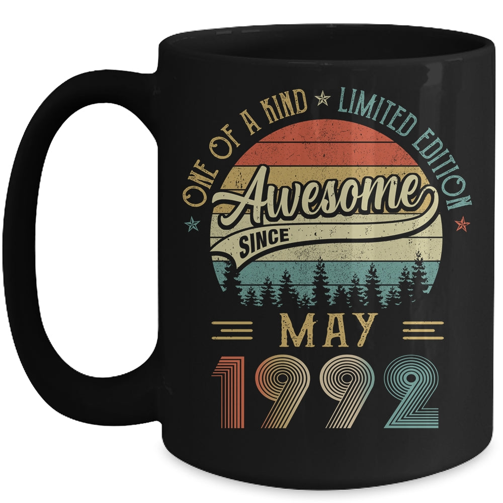 May 1992 Vintage 30 Years Old Retro 30th Birthday Mug | siriusteestore