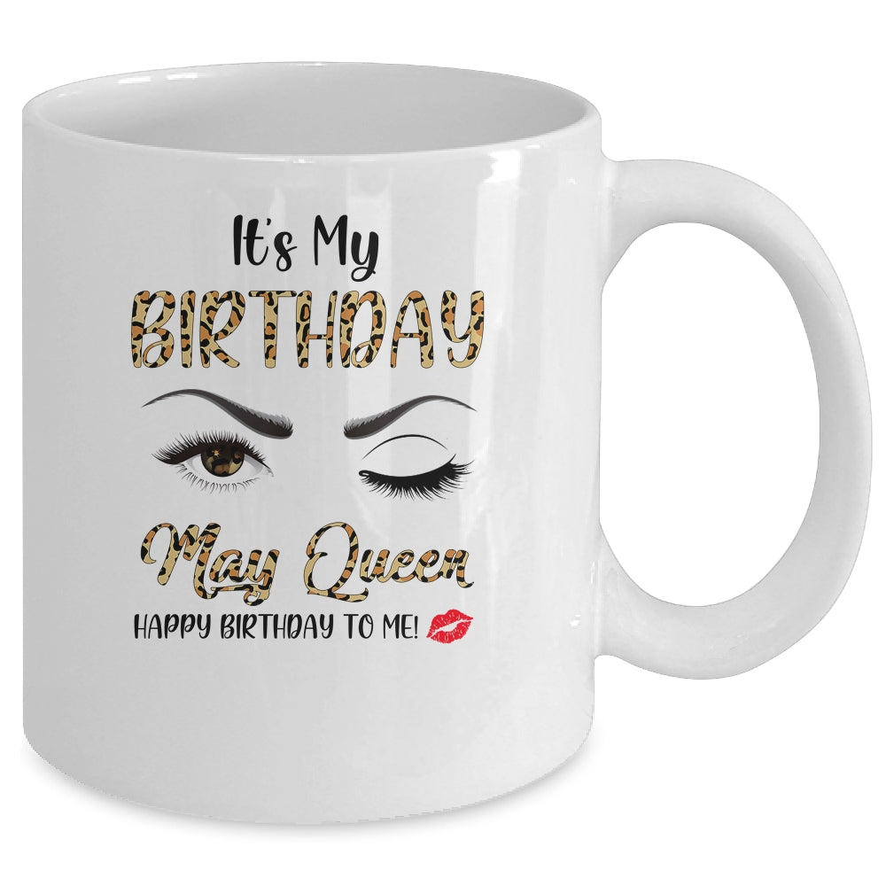 May Birthday Leopard It's My Birthday May Queen Mug | siriusteestore