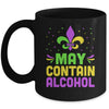 May Contain Alcohol Mardi Gras Party Mug | siriusteestore